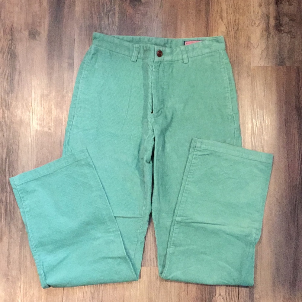 Green Corduroy Vineyard Vine Pants